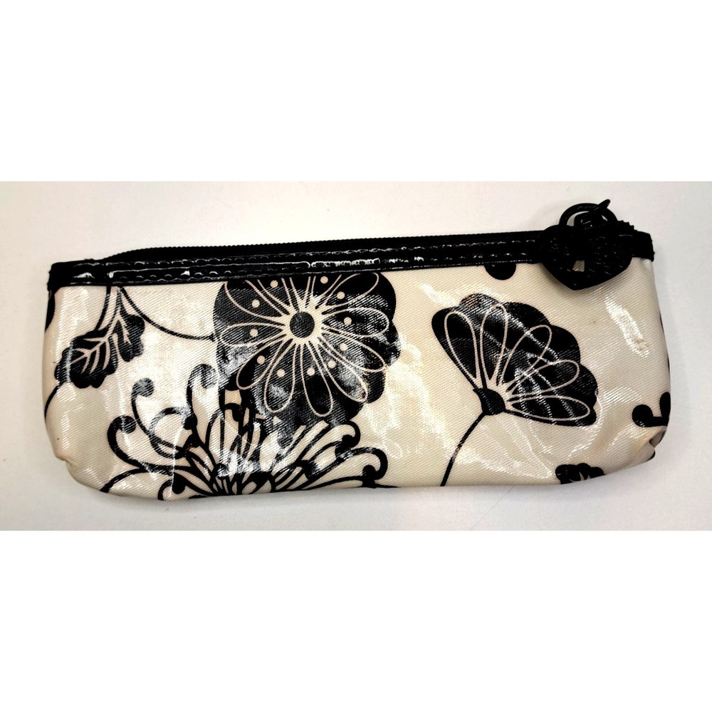 Conair Make Up / Mini Hair Dryer Pouch Bag Floral 7.5x3" Heart Zipper Pull